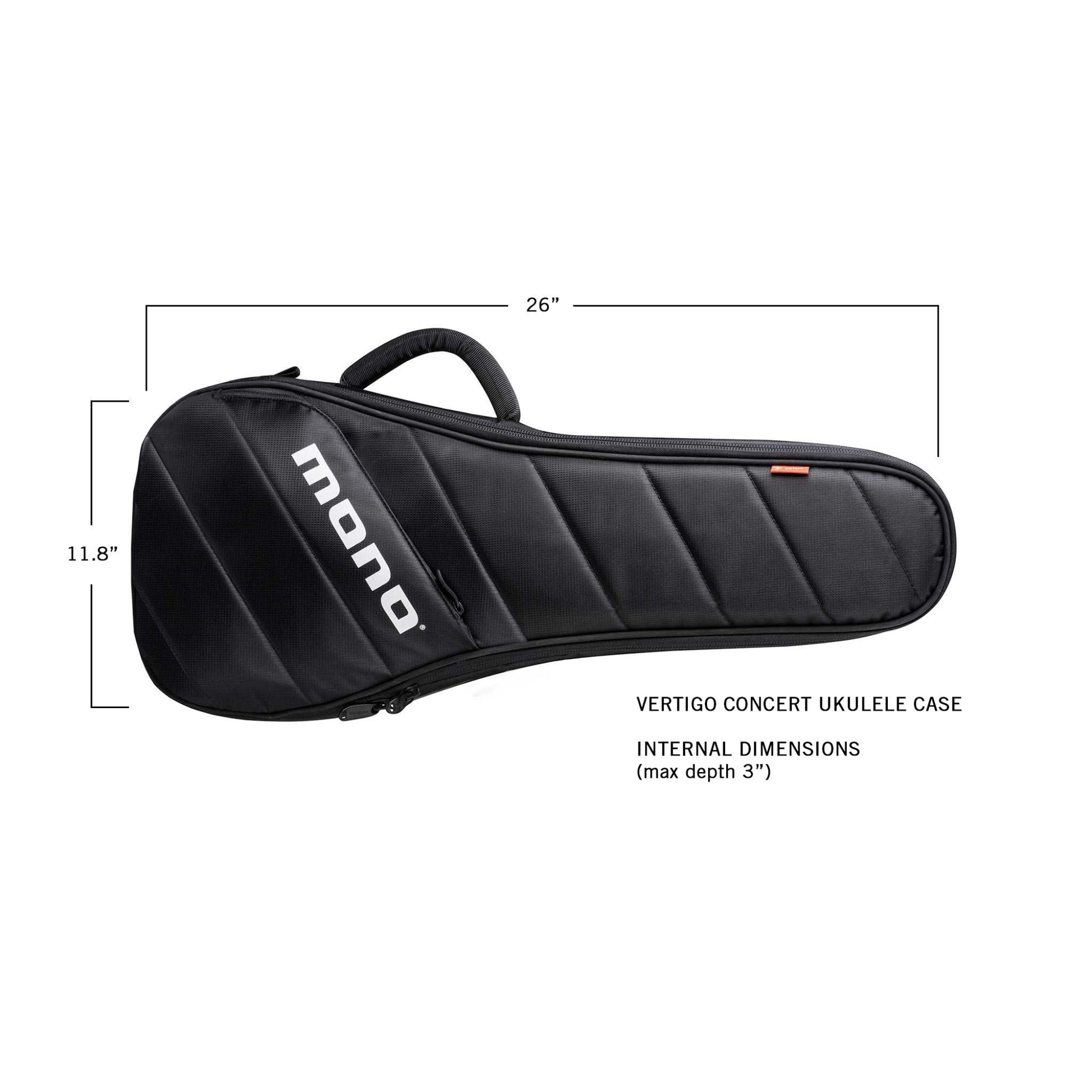 Mono M80 Vertigo Concert Ukulele Case - Black