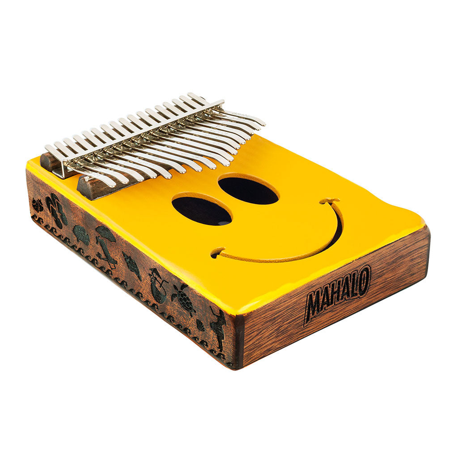 Mahalo 17 Note Smile Kalimba