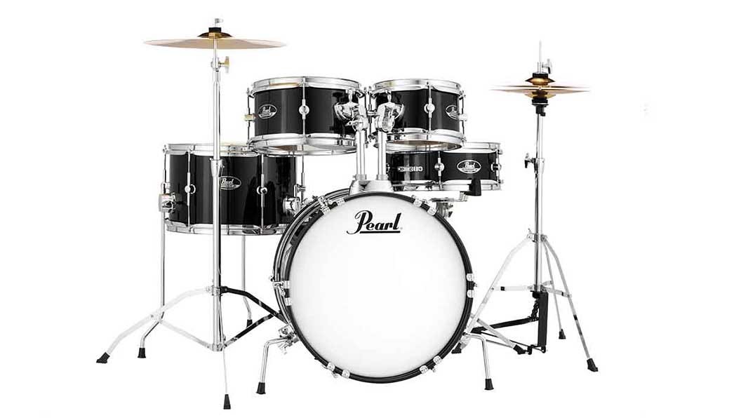 Pearl Roadshow Junior Drum Kit w/Cymbals - Red Wine