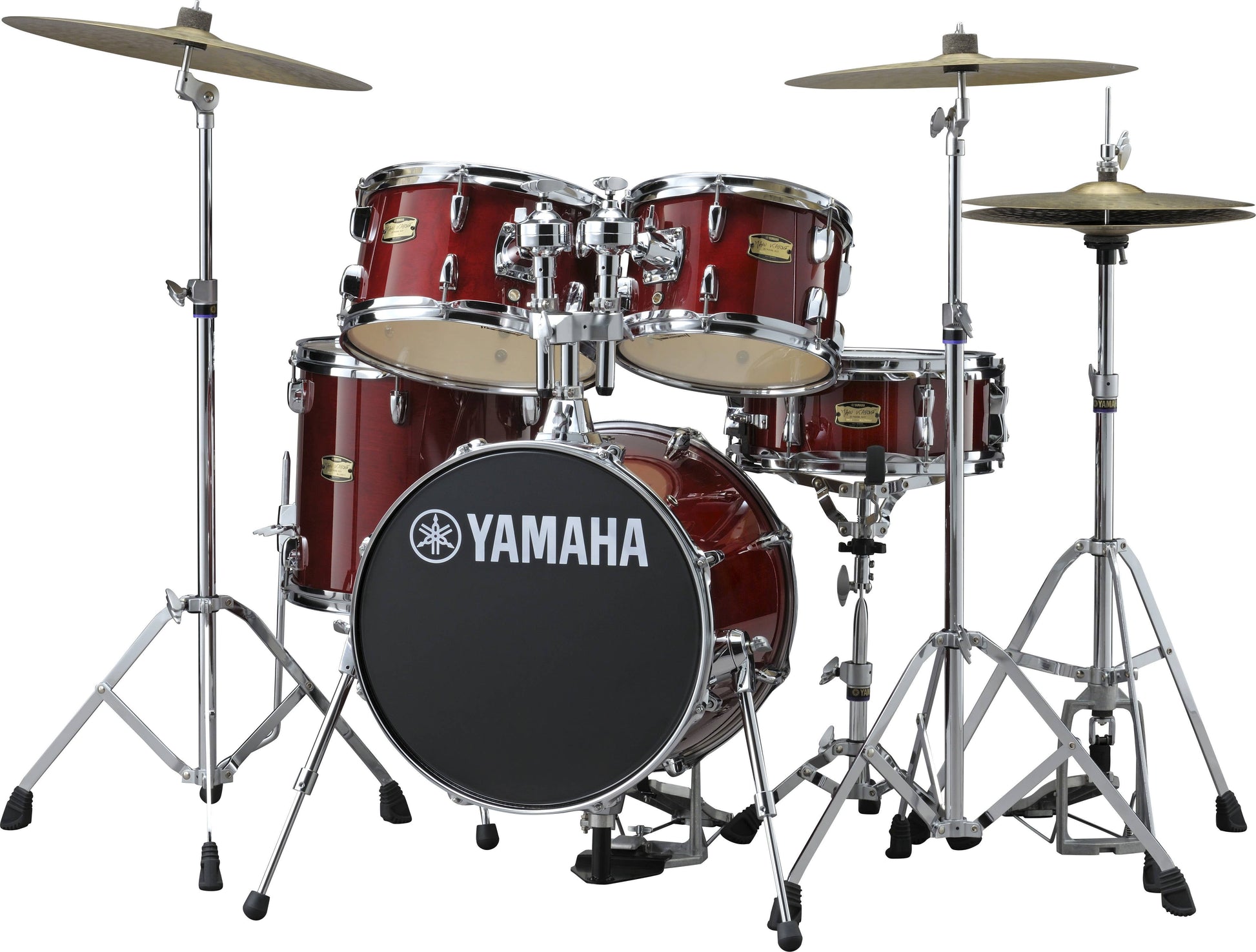 Yamaha Manu Katche Junior Drum Kit (Shell Pack) - Cranberry Red