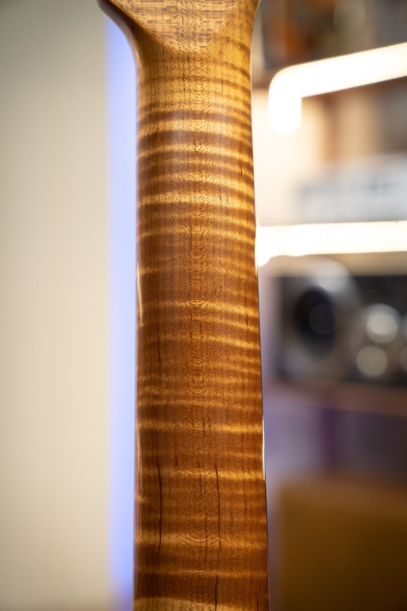 Paoletti Loft Series Alfa HSS - Heavy Pink / Sunburst - Reverse Headstock (Custom Order)