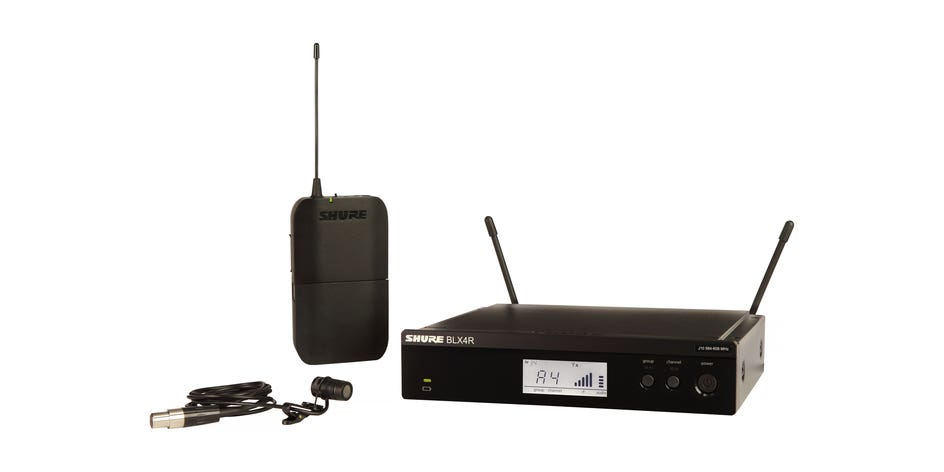 Shure BLX14R/W85 Wireless Lapel Microphone System