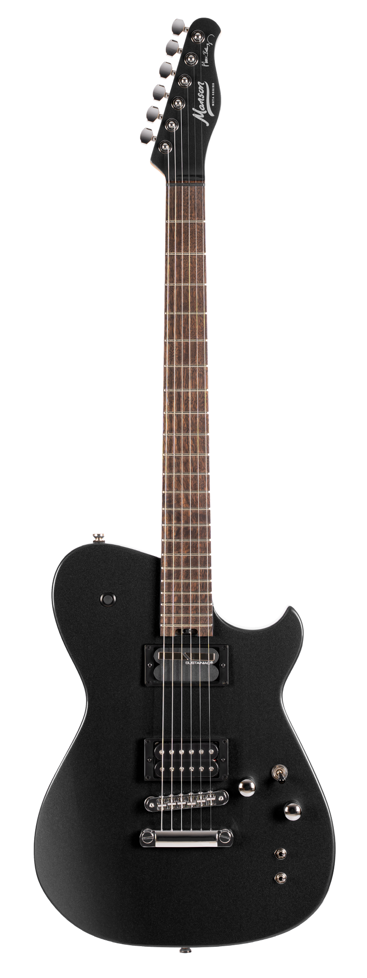 Cort x Manson Guitar Works MBM-2-Sustainiac Matt Bellamy Signature Guitar - Satin Black