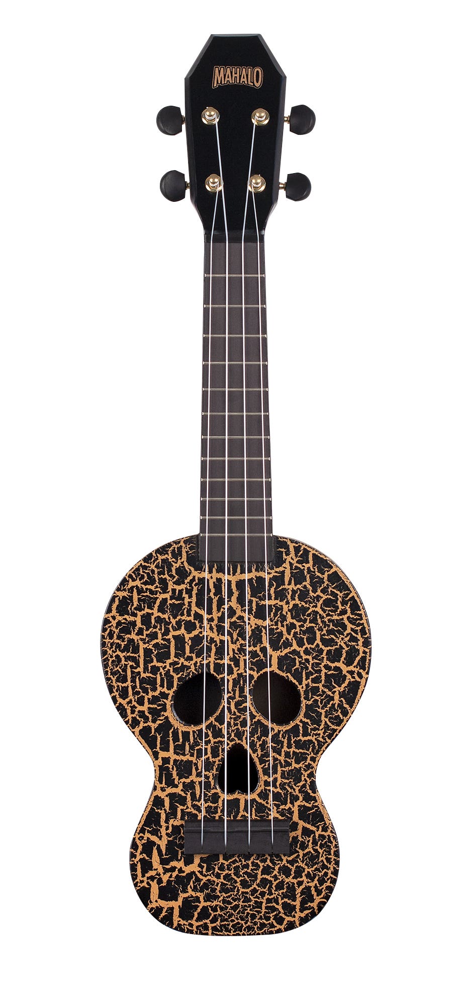 Mahalo Creative Series Soprano Ukulele - Skull (MC1SKBK)