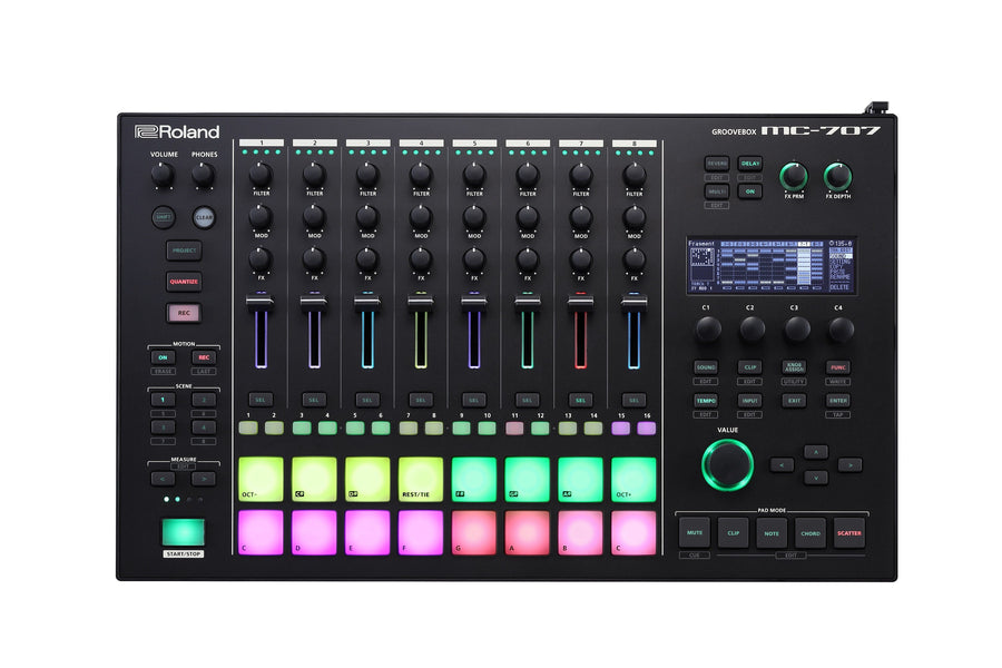 Roland MC-707 Groovebox Live Sequencer/Synth/Composer