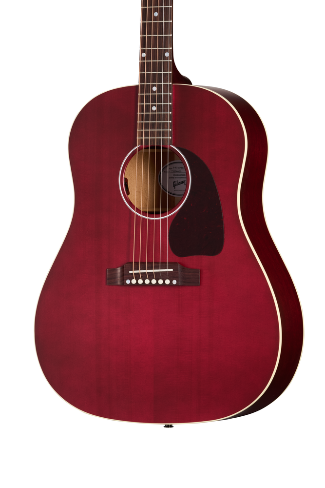 Gibson J45 Special Satin Acoustic Guitar - Wine Red