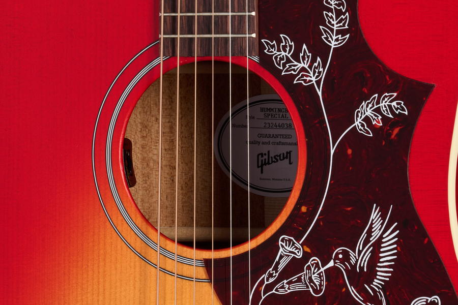 Gibson Hummingbird Special Satin Acoustic Guitar - Vintage Cherry Burst