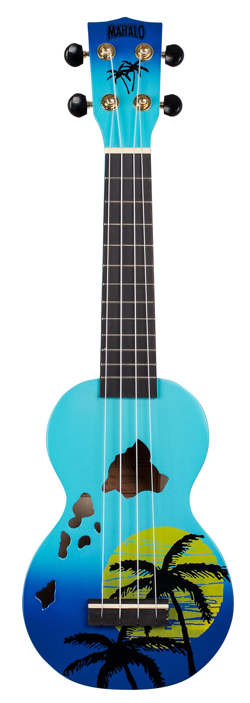 Mahalo Designer Series Soprano Ukulele - Hawaii (MD1HABUB)