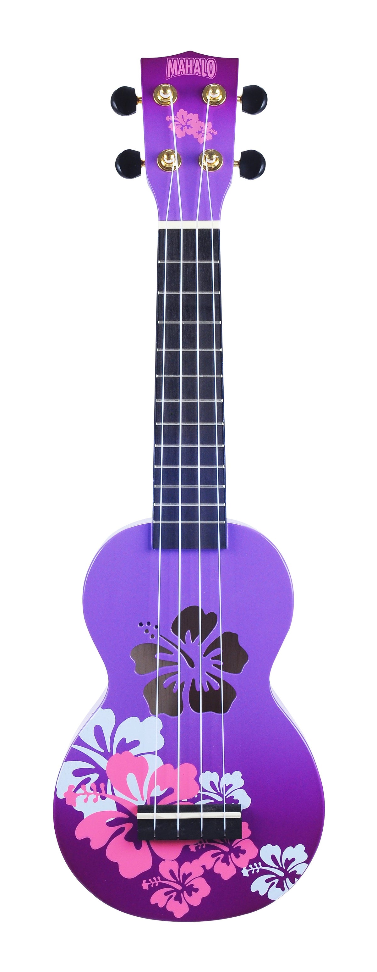 Mahalo Designer Series Soprano Ukulele - Hibiscus (MD1HBPPB)
