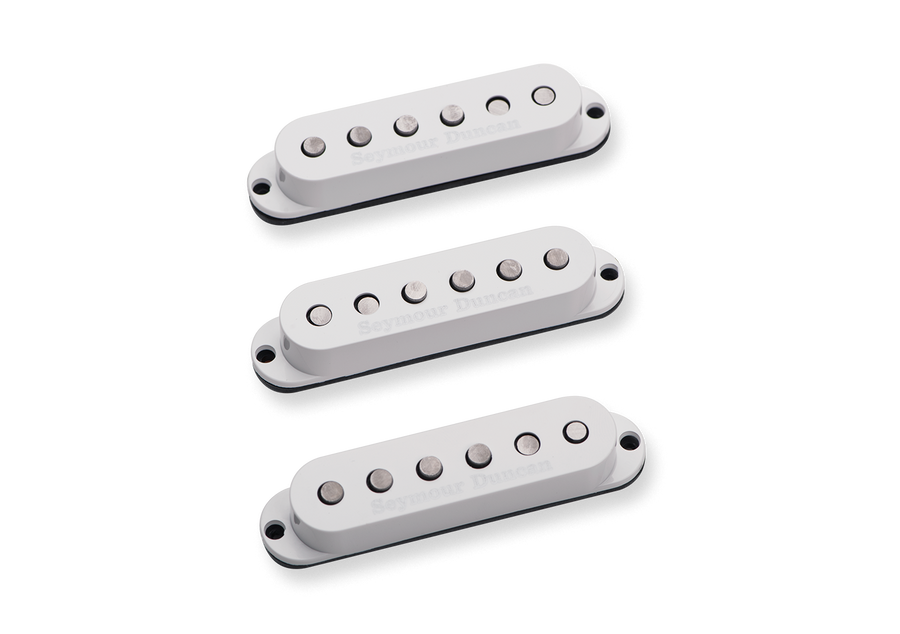 Seymour Duncan Custom Staggered Strat Pickup Set - White