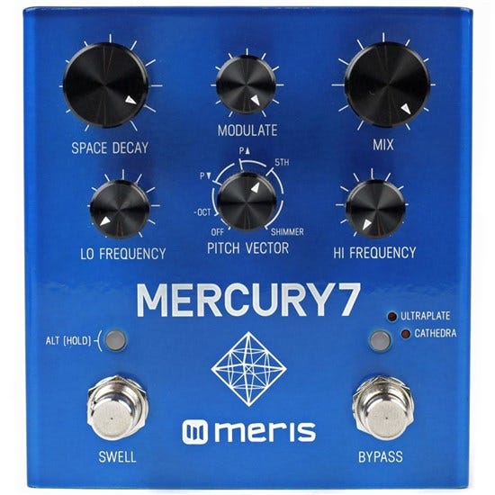 Meris Mercury7 Off-World Ambient Reverb Pedal