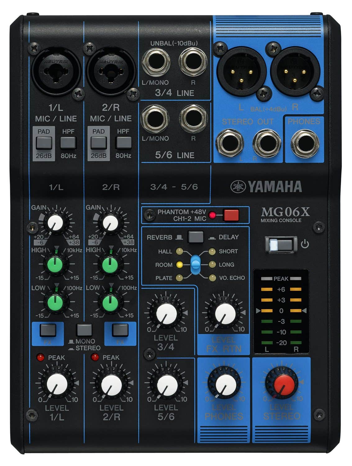 Yamaha MG06X Mixer w/ Digital FX
