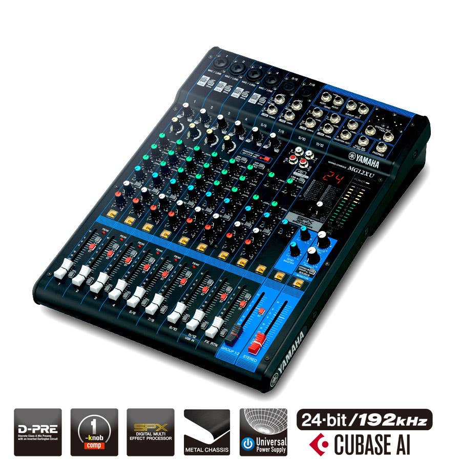 Yamaha MG12XU Mixer w/ Digital FX and USB