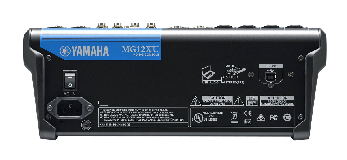 Yamaha MG12XU Mixer w/ Digital FX and USB