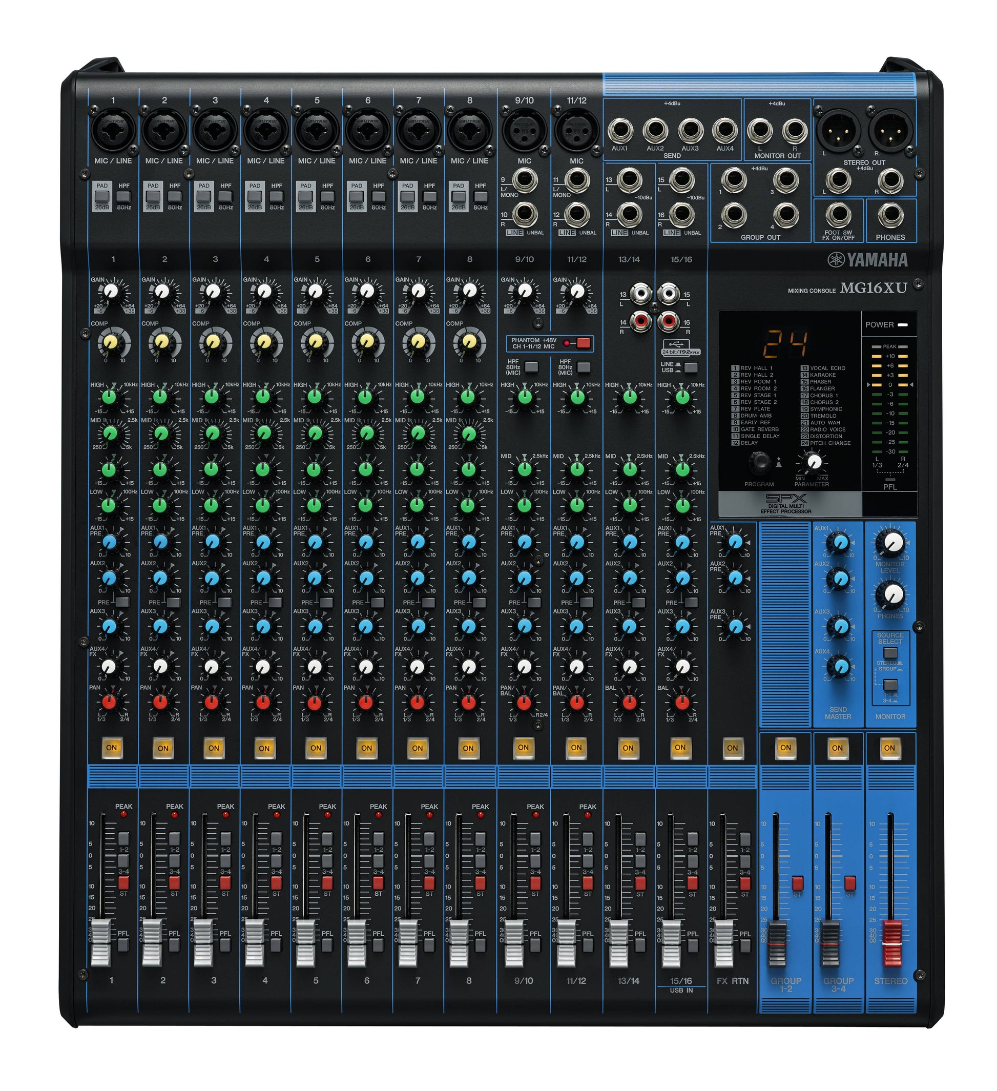 Yamaha MG16XU Mixer w/ Digital FX and USB