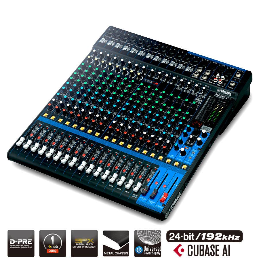 Yamaha MG20XU Mixer w/ Digital FX and USB