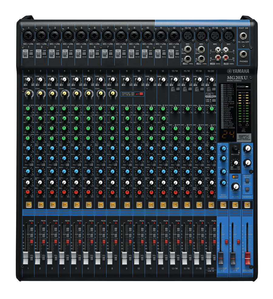 Yamaha MG20XU Mixer w/ Digital FX and USB