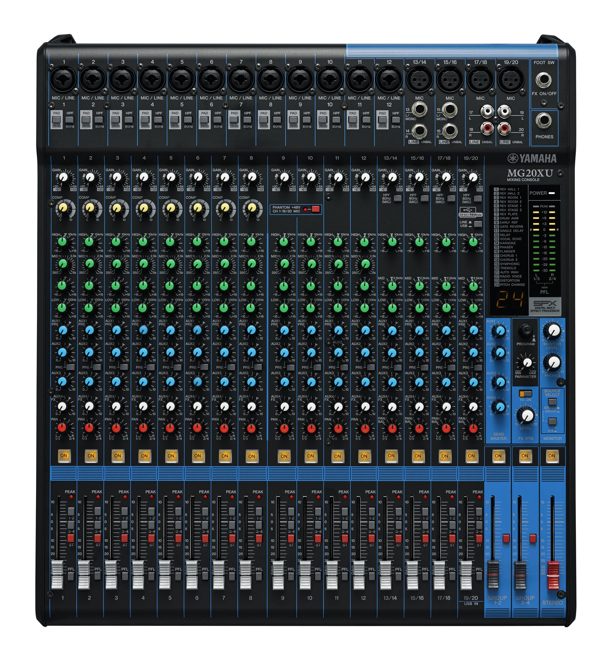 Yamaha MG20XU Mixer w/ Digital FX and USB