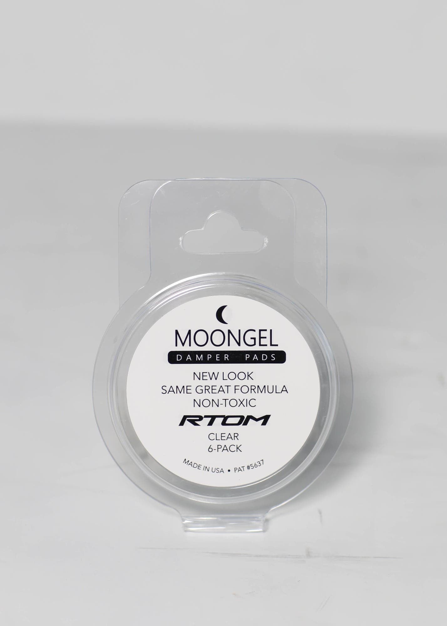 Moongel CLEAR Drum Damper Pads by Rtom (Moon Gel)