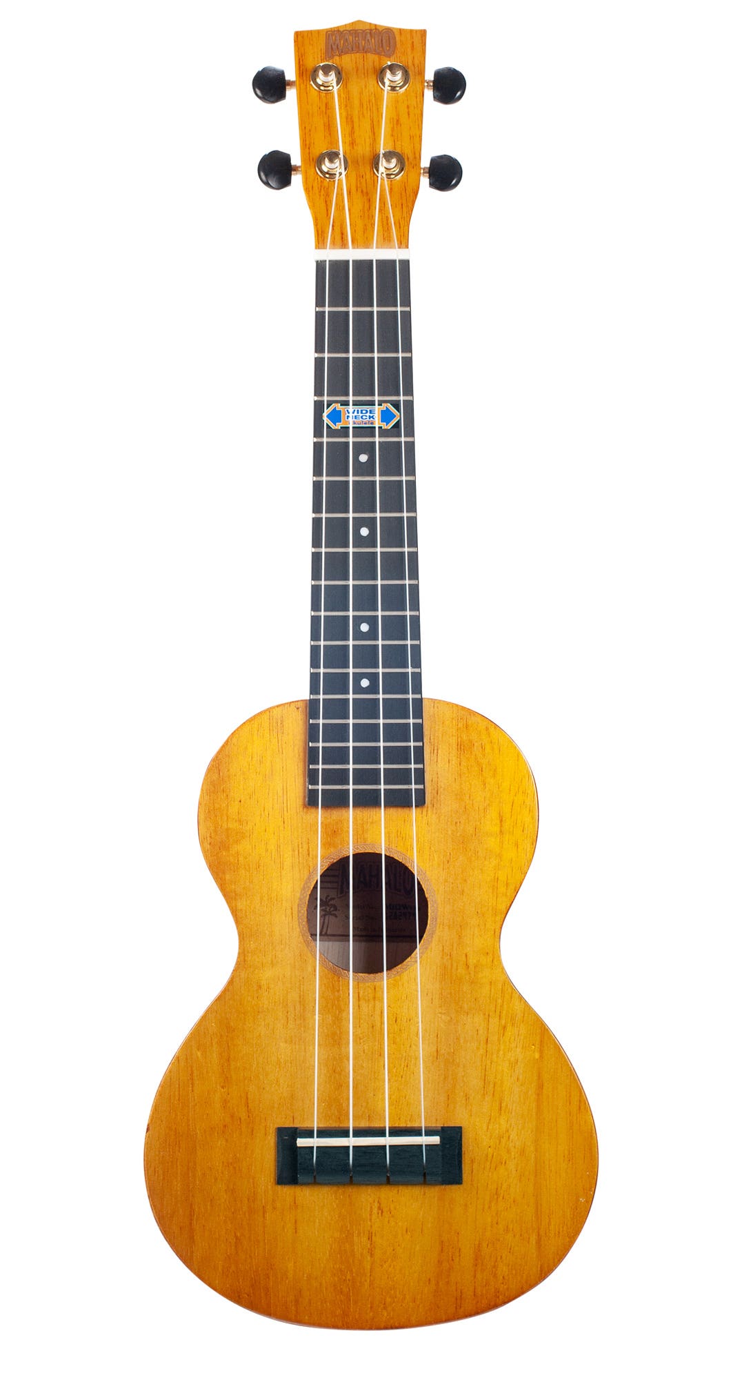 Mahalo Hano Series Concert Ukulele - Wide Neck (MH2WVNA)