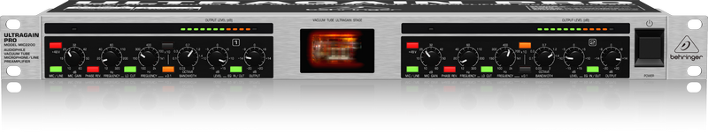 BEHRINGER ULTRAGAIN PRO MIC2200 PREAMP