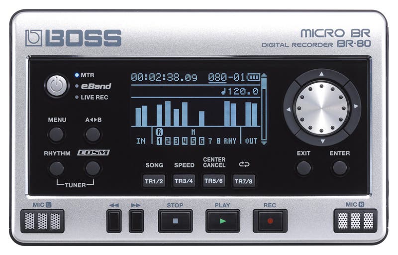 Boss Micro BR80 digital recorder