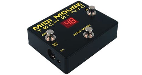 Tech 21 MIDI Mouse Foot Controller Pedal