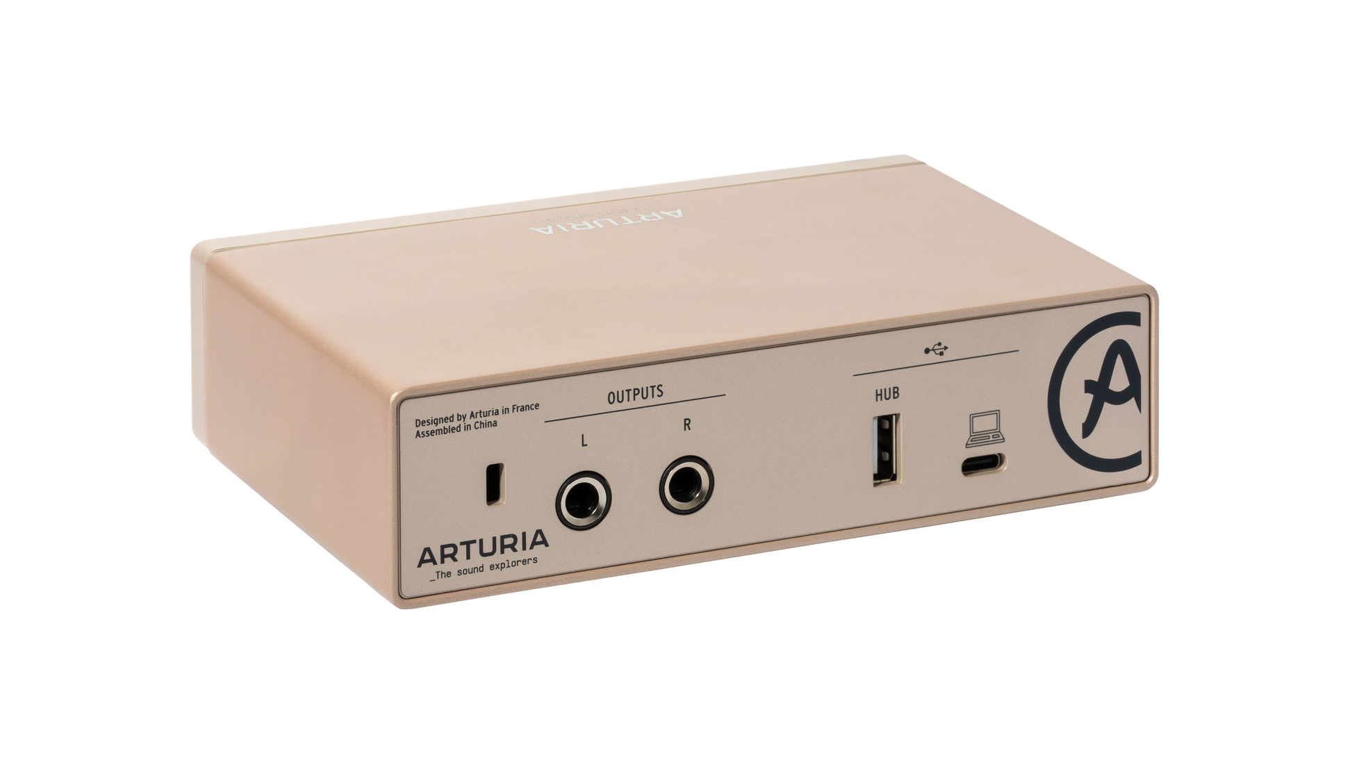 Arturia MiniFuse 1 Audio Interface - Champagne