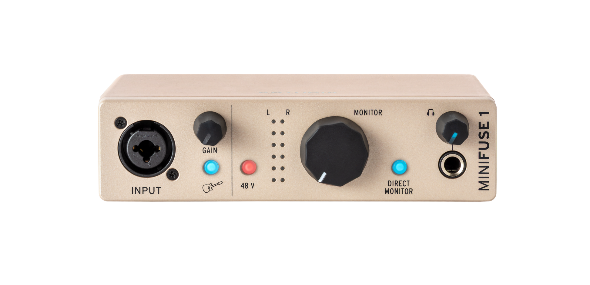 Arturia MiniFuse 1 Audio Interface - Champagne