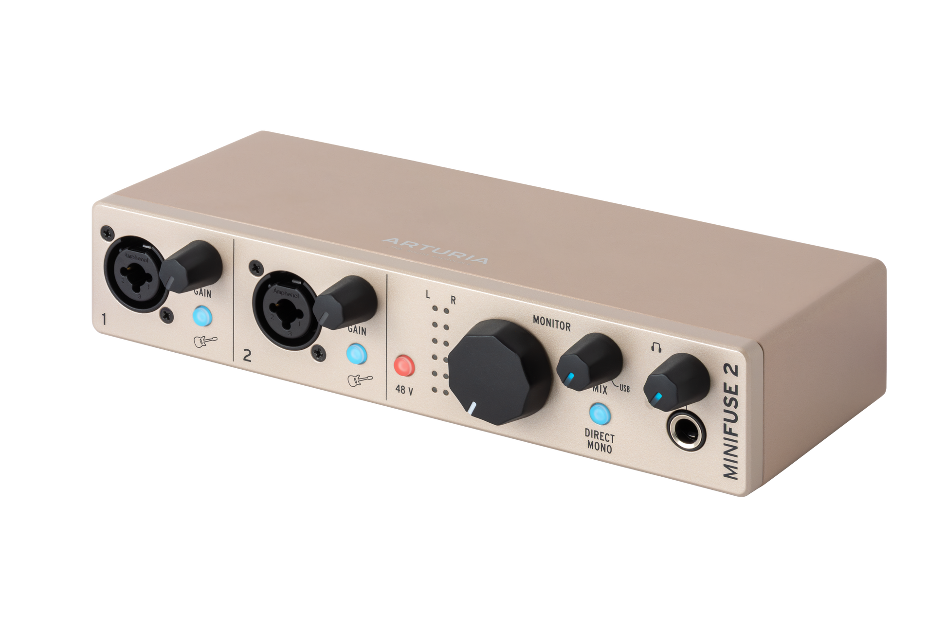 Arturia MiniFuse 2 Audio Interface - Champagne
