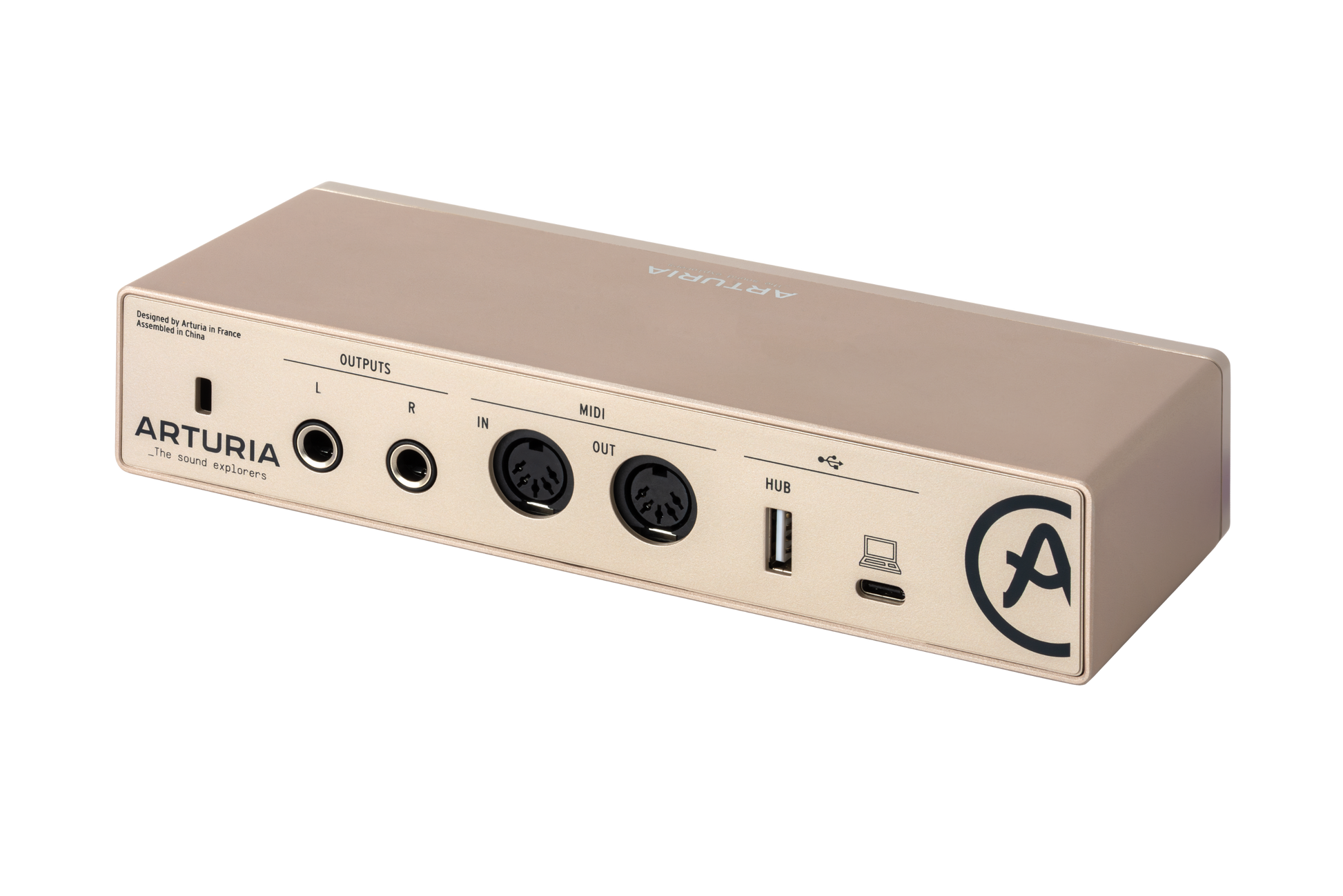 Arturia MiniFuse 2 Audio Interface - Champagne