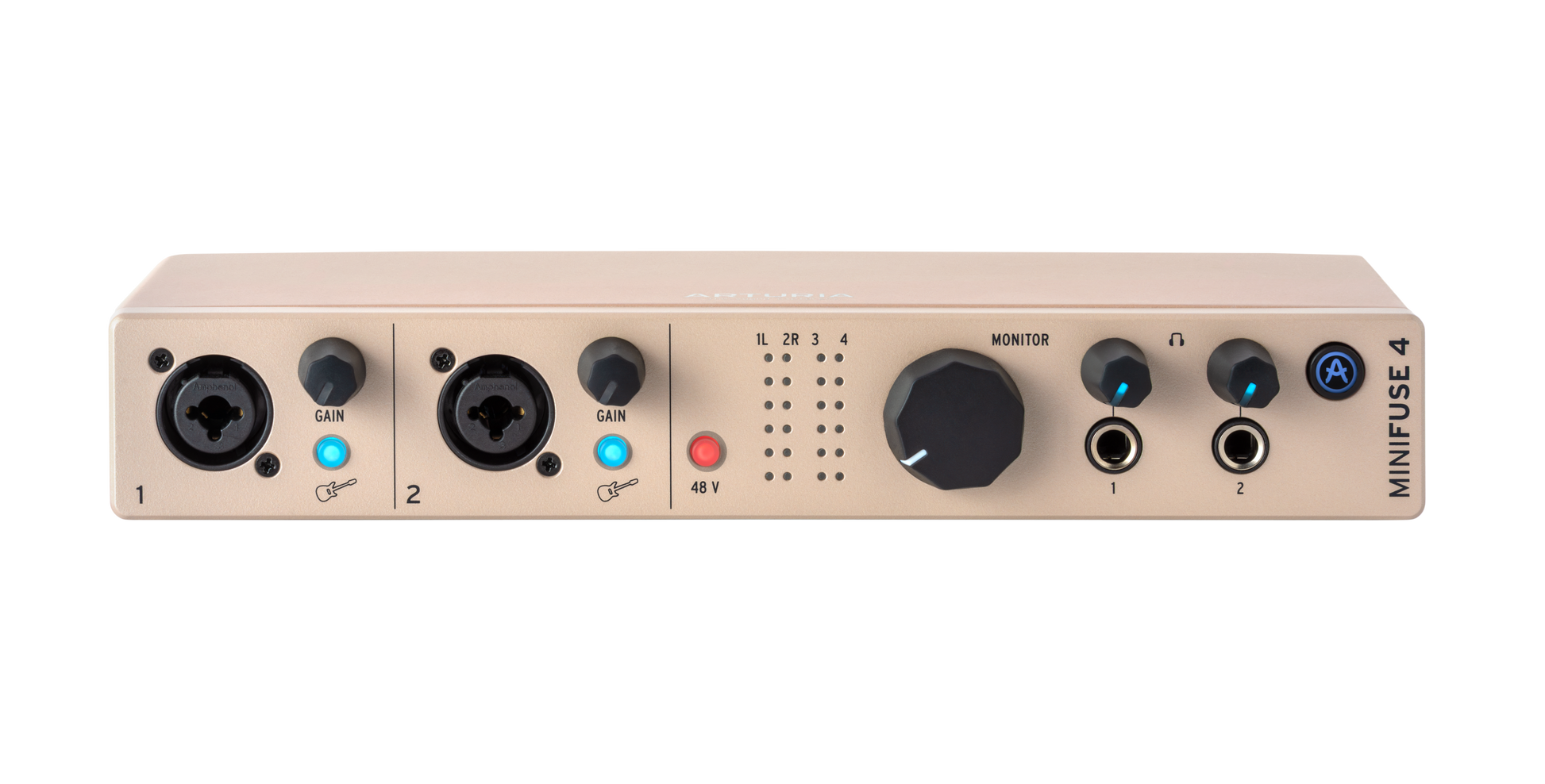 Arturia MiniFuse4 4x4 USB 2.0 Audio Interface - Champagne