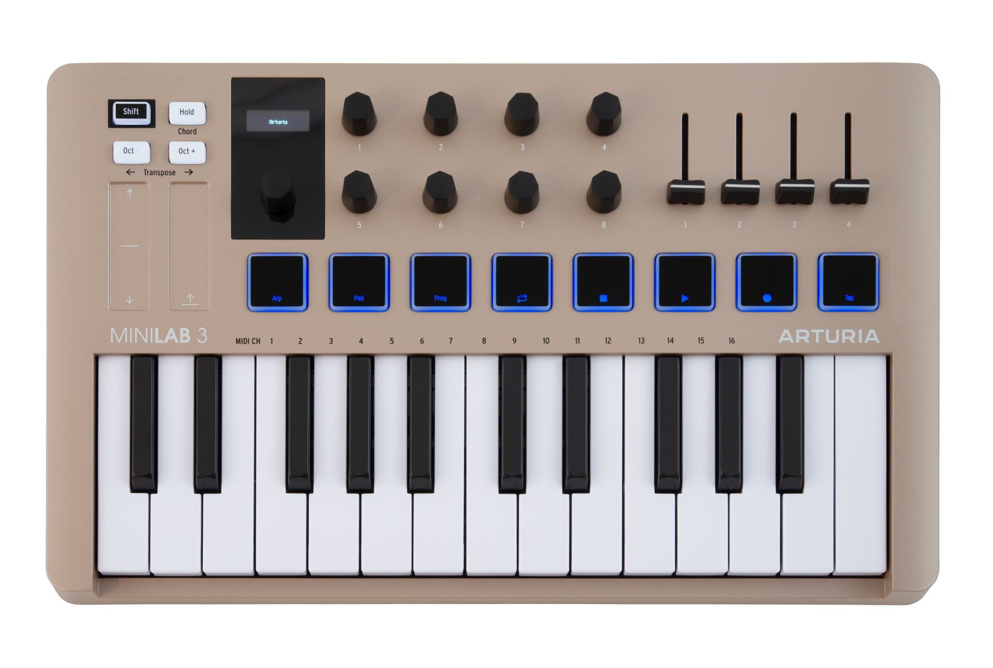Arturia Minilab MK3 25-Note Controller Keyboard - Limited Edition Champagne Finish