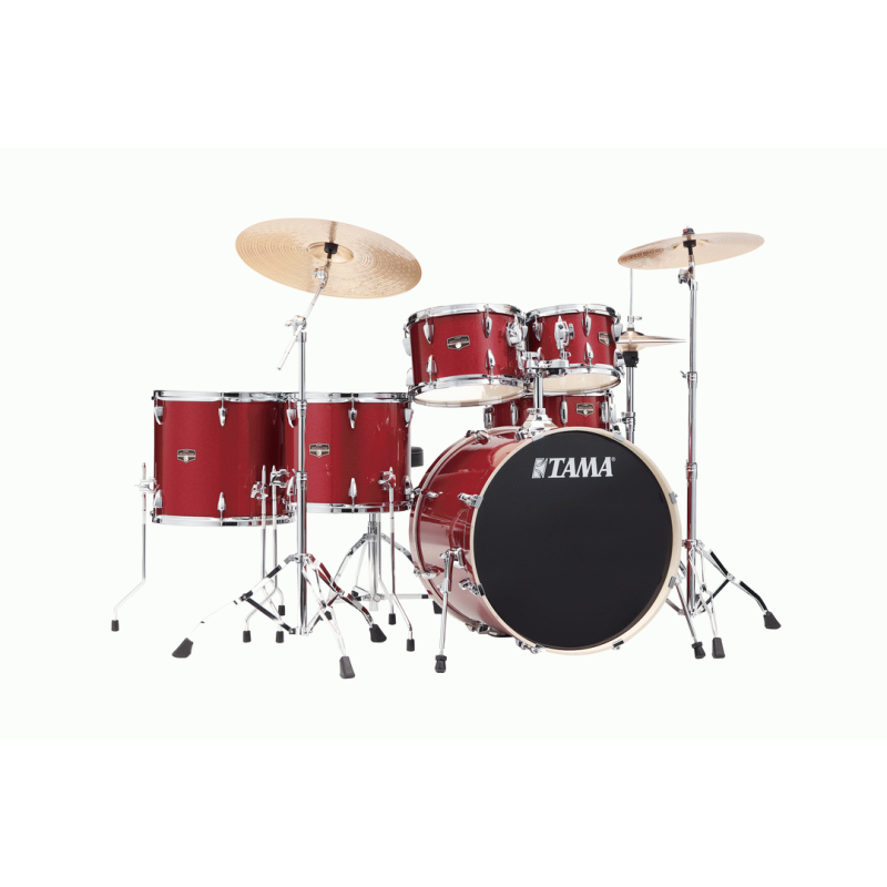 Tama IP62H6W  Imperialstar 6pc Drum Kit w/22" Bass Drum - BURNT RED MIST