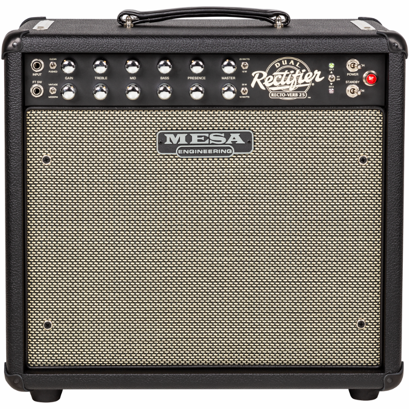 Mesa Boogie Rectoverb 25 1x12 Combo Amplifier - Black/Black