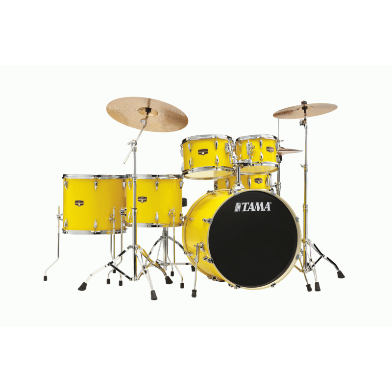Tama IP62H6W  Imperialstar 6pc Drum Kit w/22" Bass Drum - ELECTRIC YELLOW