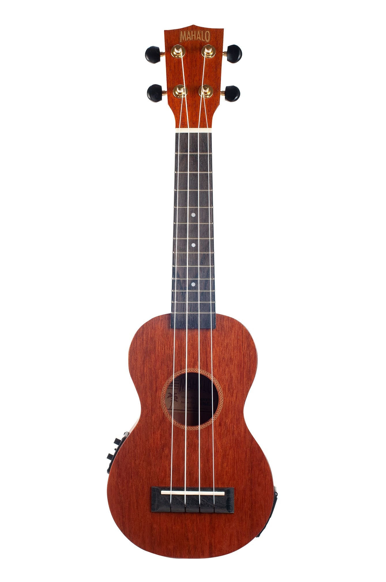 Mahalo Java Series Soprano Ukulele - Electric Acoustic (MJ1VTTBR)