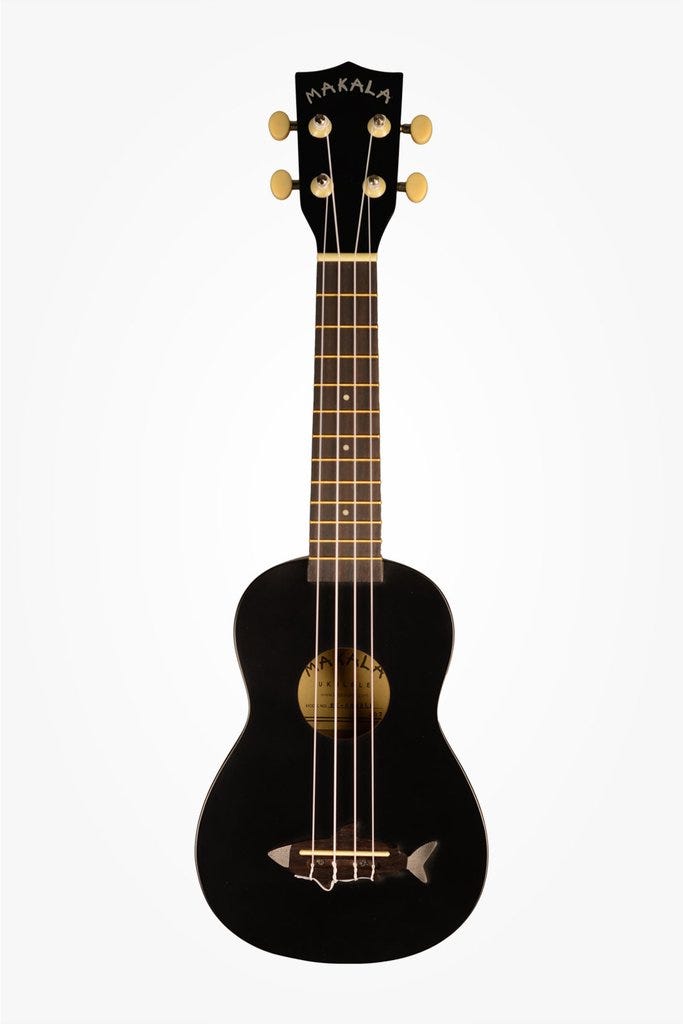 Kala Makala Shark Series Soprano Ukulele - Black