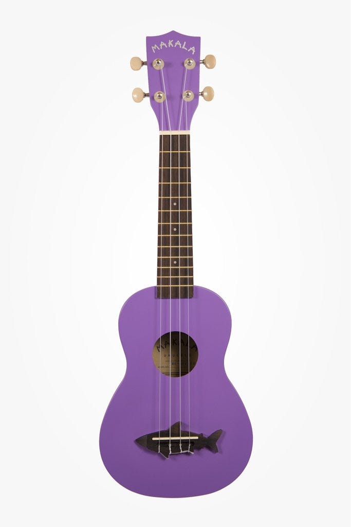 Kala Makala Shark Series Soprano Ukulele - Purple