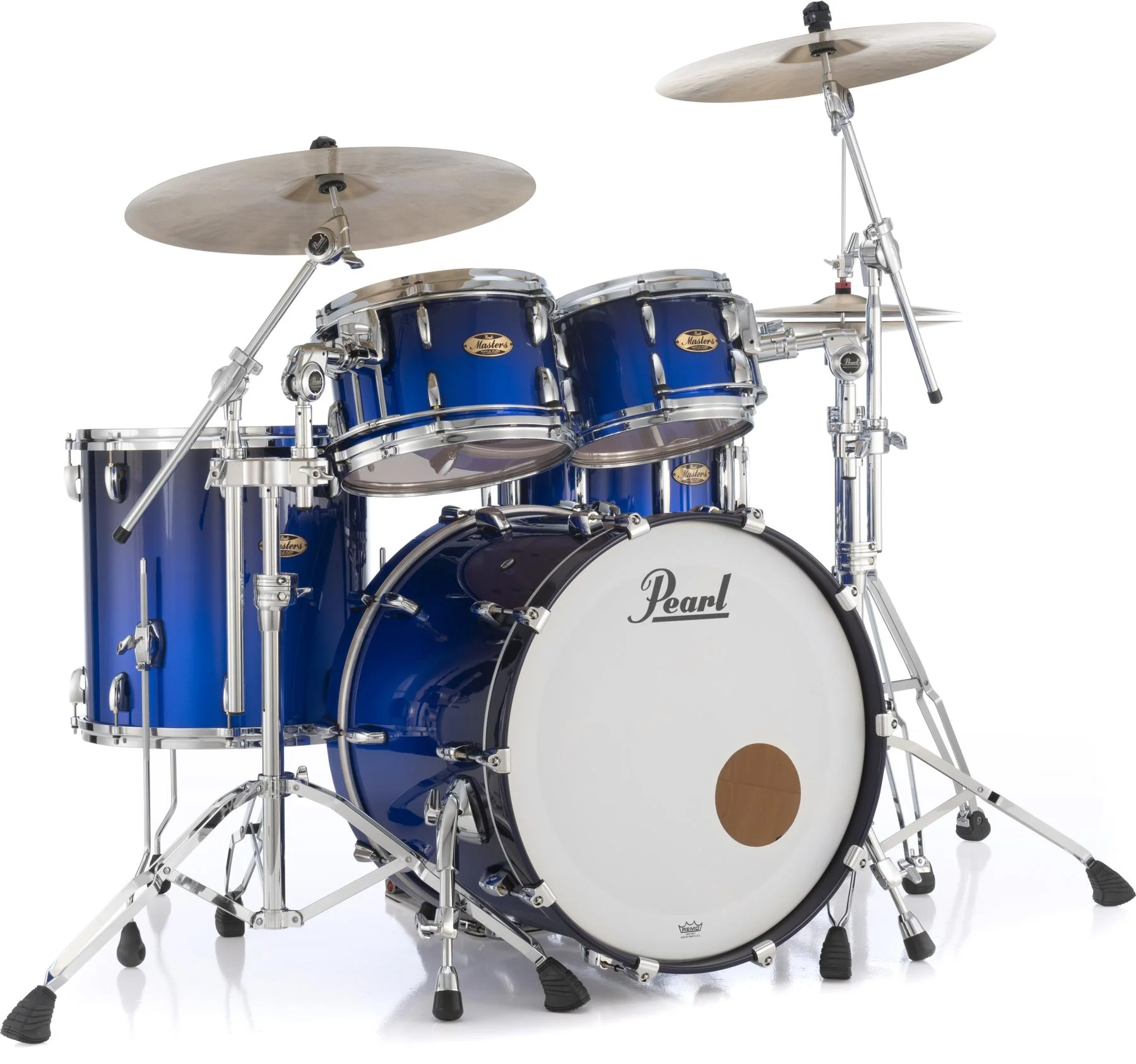 Pearl Masters Maple 4-piece Shell Pack - Kobalt Blue Fade Metallic
