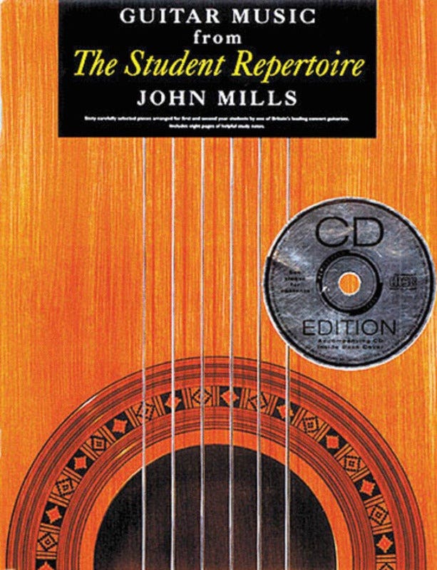 Guitar Music Student Repertoire Book/CD (Mills)