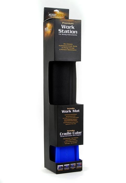 Music Nomad Premium Work Station w/Neck Support + Work Mat