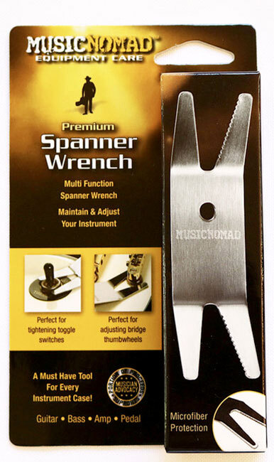 Music Nomad MN224 Spanner Wrench w/Microfiber Backing