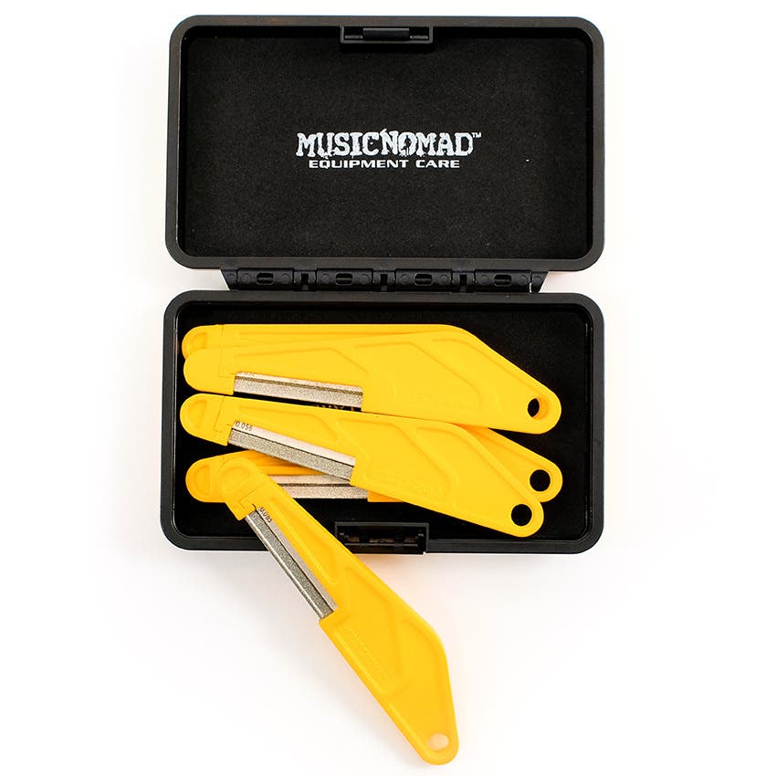 Music Nomad Diamond-coated Nut File Set - 10-42 Gauge