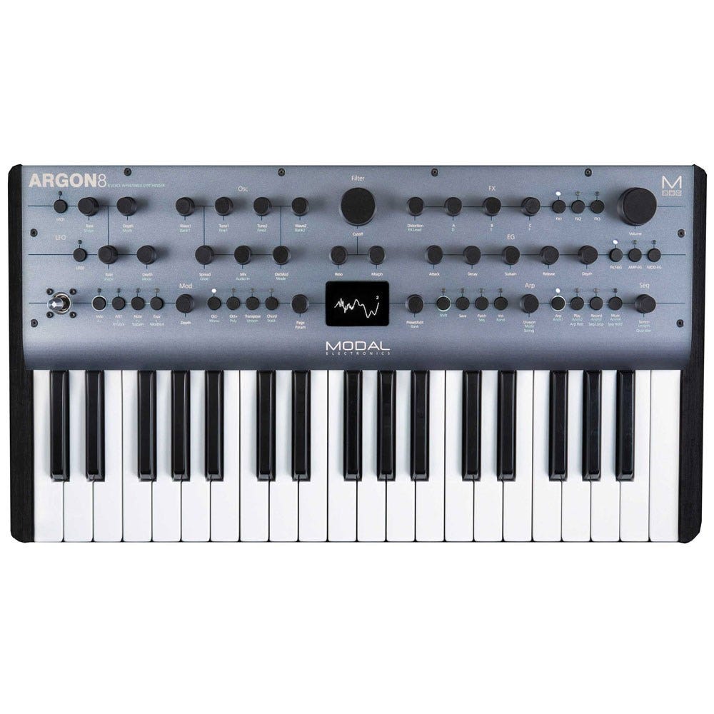 Modal ARGON8 37-Key 8-Voice Wavetable Synthesizer