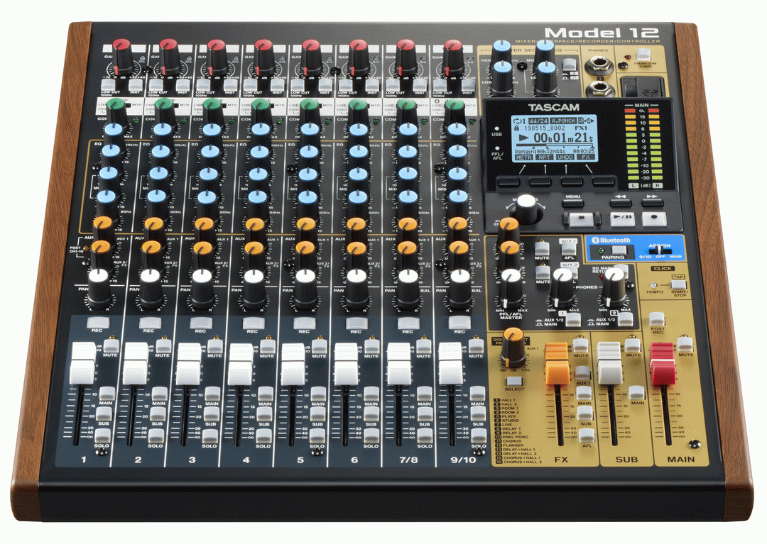 Tascam Model-12 Digital Mixer / Multitrack Recorder | Better Music