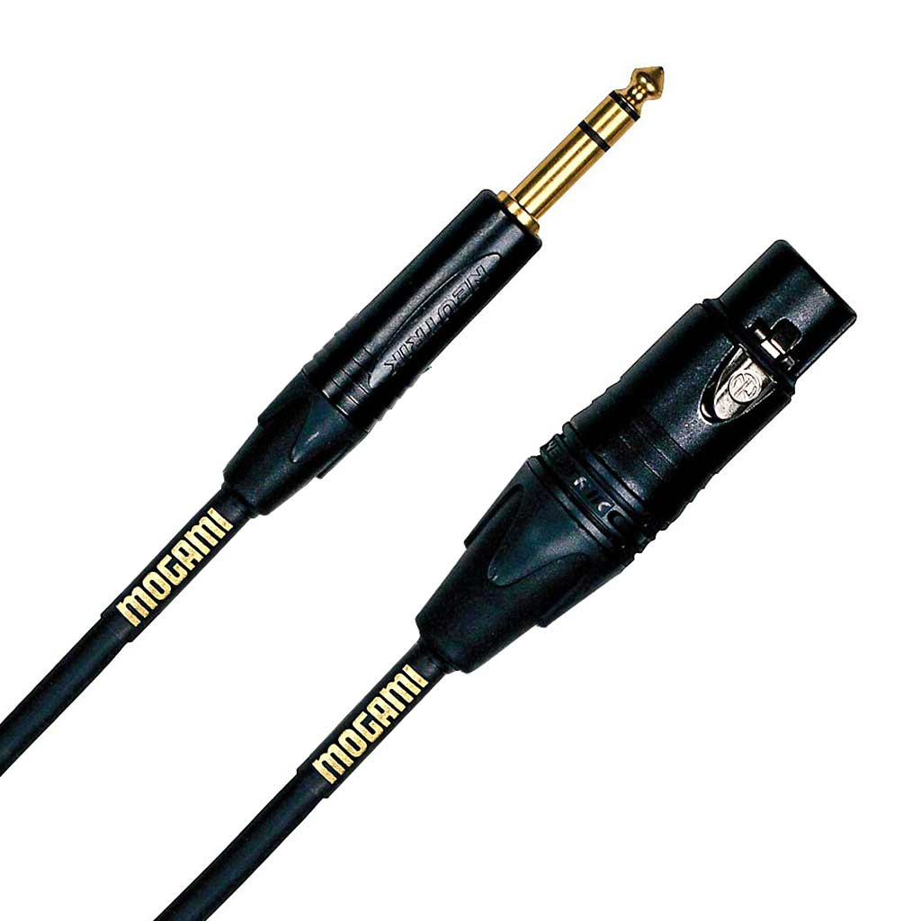 Mogami Gold Studio Speaker Cable Female XLR to TRS - 3ft