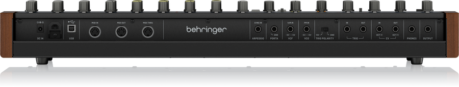 Behringer MonoPoly Analog 4-Voice Polyphonic Synthesizer w/37 Keys