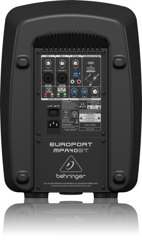 Behringer Europort MPA40BT Compact PA System