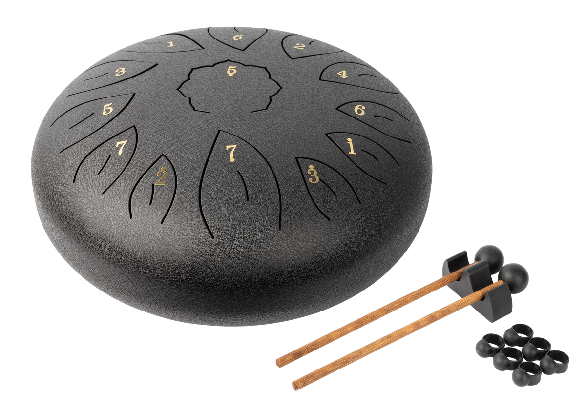 Mano Percussion MPC42BK 12" Tongue Drum - Black